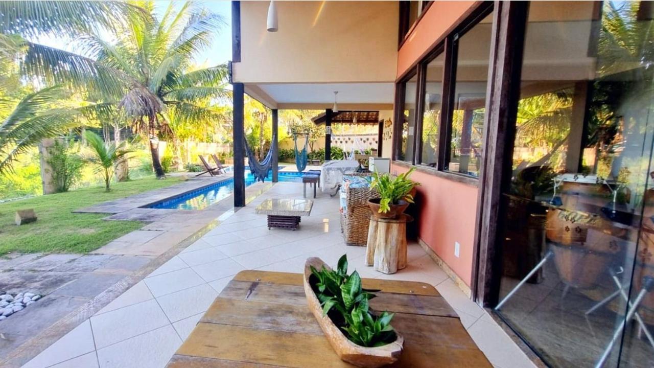 Casa Com Vista Para O Mar De Taperapuan ポルトセグロ エクステリア 写真